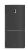 מקרר חדש מקפיא תחתון 580 ליטר דגם KND3968EXB בלומברג BLOMBERG נירוסטה מושחרת
