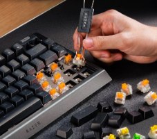 מקלדת גיימינג מכנית חוטית Razer BlackWidow V4 75% עם מתגי Orange ו-Hot-Swap – תמונה 5