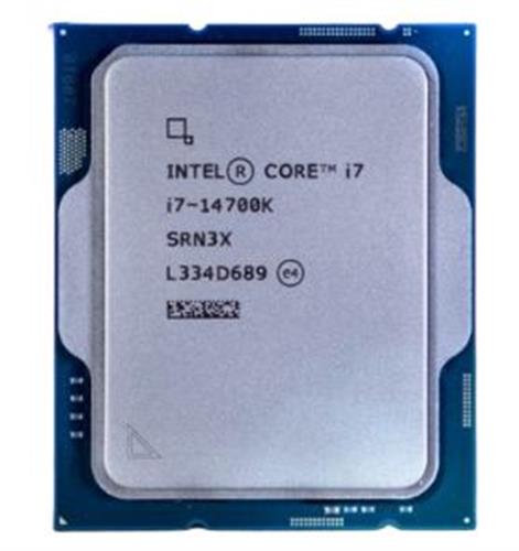 מעבד דור 14 Intel I7-14700K Tray 20 cores UHD770 LGA1700