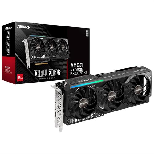 כרטיס מסך ASRock RX 9070 XT Challenger 16GB