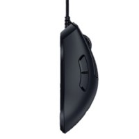 עכבר גיימינג ארגונומי חוטי Razer DeathAdder V3 – עכבר שחור חוטי במבט צד עם כפתורי אגודל