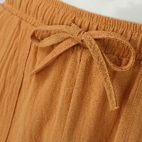 מכנסי פשתן וכותנה short