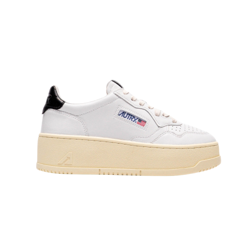Autry  Platform Low Sneakers Black white