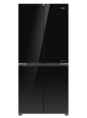 מקרר מקפיא  תחתון 4 דלתות האייר זכוכית שחורה Haier HRF4850FB