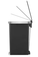 פח אשפה Eko Hanna EK6268 40L – דוושה איכותית עם עיצוב מודרני וצבע נקי