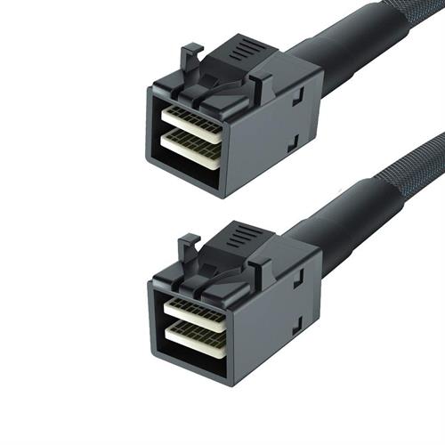 כבל – Mini SAS HD SFF-8643 to SFF-8643 SATA HD 80CM