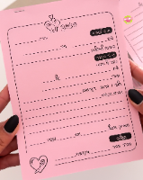 2 יחידות פנקס הזמנות למעצב/ת