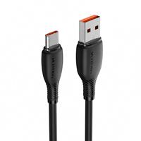 כבל טעינה גמיש Vention USB-A ל-USB-C 6A באורך 1 מטר