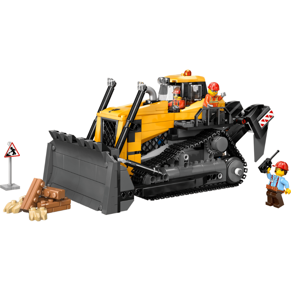 לגו סיטי דחפור צהוב אתר בנייה 60466 LEGO City Yellow Bulldozer