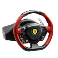 הגה + דוושות FERRARI 458 ל SPIDER XBOX S/X מבית THRUSTMASTER