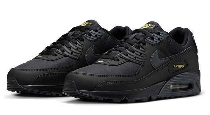 נעלי נייק Nike Batman Nike Air Max 90 Batman שחור זהב