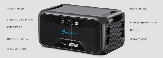 Bluetti B300S – סוללה חיצונית להרחבת מערכות גיבוי