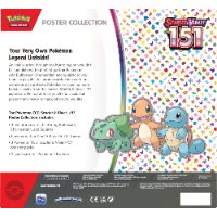 קלפי פוקימון מארז אוסף פוסטרים Pokémon TCG: Scarlet & Violet 151 Poster Collection