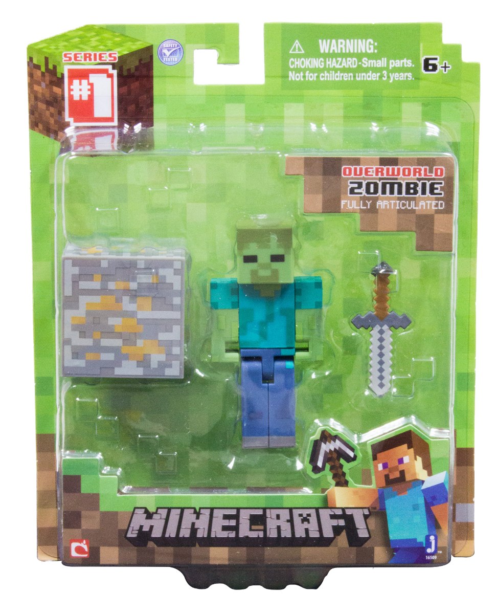 מיינקראפט - בובה זומבי - MINECRAFT - דמויות ממשחקי מחשב