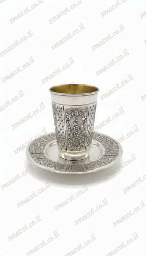 סט קידוש מכסף טהור  luxury B