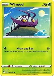 קלף בודד single פוקימון - WIMPOD - Darkness Ablaze - 017/189 - BULK - אנגלית
