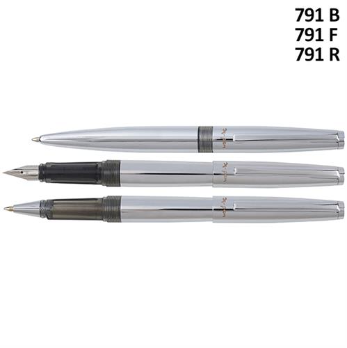 עט בציפוי כרום כסף מבריק אוש'י XP-791  X-Pen HOSHI