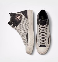 Converse CHUCK 70 HI אולסטאר גבר - קרם שחור