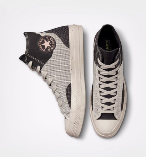 Converse CHUCK 70 HI אולסטאר גבר - קרם שחור