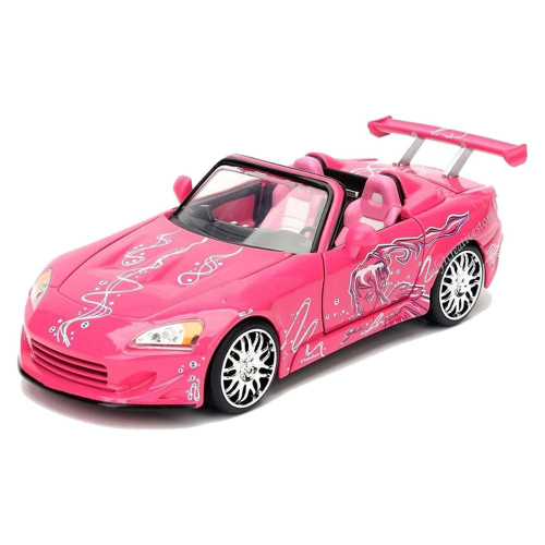 ג'אדה מהיר ועצבני - הונדה ורודה - Jada Fast & Furious Toyko Drift 1:24 Suki's 2001 Honda S2000