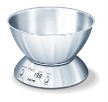 BEURER משקל נירוסטה עם קערה KS54