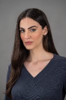 חולצת וי כחול פלדה