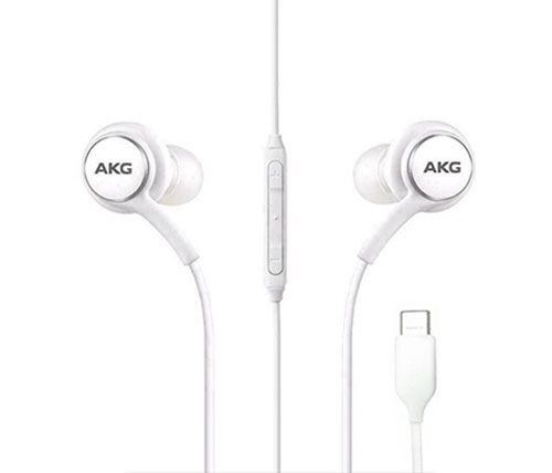 אוזניות חוט מקוריות סאני לבן SAMSUNG AKG Type-C