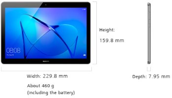 טאבלט Huawei MediaPad T3 10 32GB WIFI וואווי