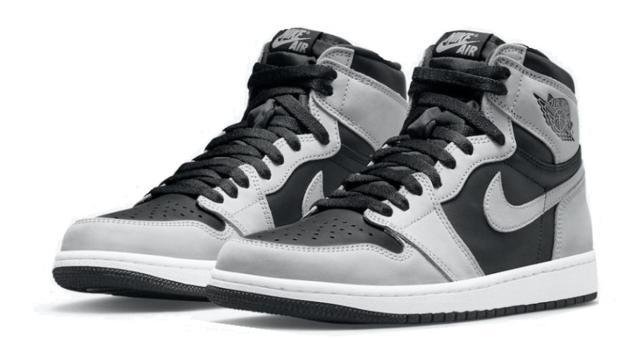 נעלי אייר ג'ורדן Air Jordan 1 Shadow Light Smoke Grey