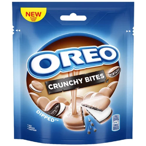 עוגיות אוראו מיני קרנצ' מצופות בשוקולד חלב 🍪 110 גרם