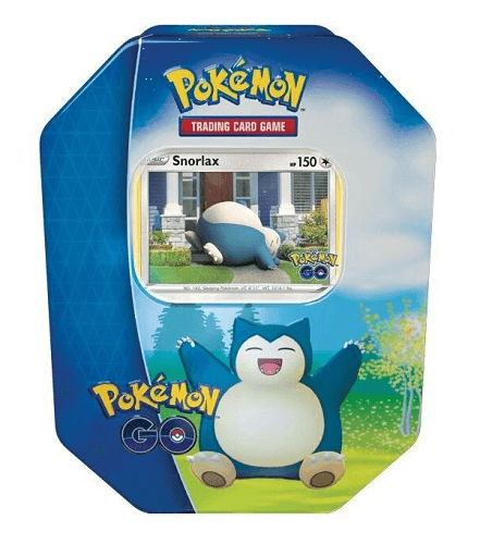 Pokemon TCG: Pokemon GO Snorlax Gift Tin קלפי פוקימון גו TCG מקוריים מארז פח סנורלקס