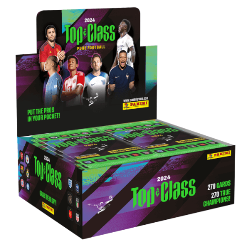 Panini Top Class 2024 - Box קופסת 24 חבילות קלפי כדורגל מקוריים