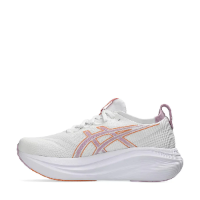 Asics Gel Nimbus 27 Women White Light Ube אסיקס נימבוס 27 לנשים צבע לבן משולב
