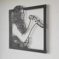 תמונת מתכת אישית לבית