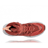 Hoka Anacapa Mid GTX נעלי טיולים נשים הוקה אנאקפה מיד גורטקס בצבע אדום כהה/שרי | HOKA | הוקה