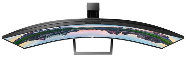 מסך Philips 499P9H VA קעור "49 לנוחות מול מסך ומולטימדיה מושלמת