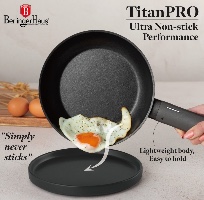 סט מחבתות איכותיות Berlinger Haus TitanPro BH‑8139 עם ציפוי נגד הידבקות לעמידות בחום