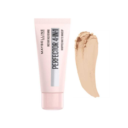 מייק אפ 4 ב-1  30 מ"ל Maybelline- PERFECTOR LIGHT