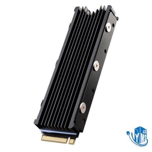 גוף קירור מאלומיניום שחור Heatsink Cooling Metal Sheet For M.2 NGFF 2280 PCI-E NVME SSD Support PS5