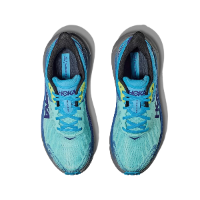 Hoka Challenger 7 Wide נעלי ספורט גברים הוקה צ'אלנג'ר 7 רחבות בצבע תכלת/אפרפר | HOKA גברים