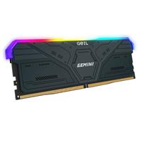 זיכרון GeIL DDR5 32GB (2x16GB) 5600 CL38 GEMINI RGB AMD Edition אפור