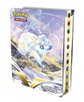 Pokemon TCG: SWSH12 Silver Tempest Mini Portfolio קלפי פוקימון מקוריים מיני אלבום עם בוסטר