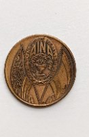 18 שנים לאיחוד ירושלים, AINA - שנת 1985, אסימון ברכה, ברונזה, 31 מ"מ