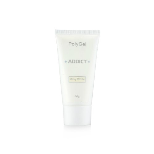 ADDICT פוליג'ל MILKY WHITE 60 גרם