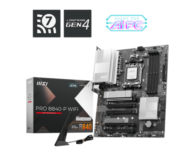 לוח אם  MSI PRO B840-P WIFI