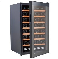 מקרר יין וינופו מדפי עץ  50 בקבוקים מבית VINOPO דגם CH-128FD2