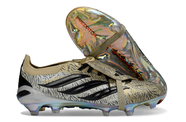 נעלי כדורגל אדידס Adidas Predator אפור זהב