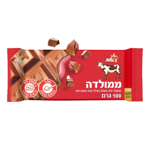 שוקולד חלב במילוי תות