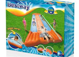 משטח החלקה רטוב תלת מסלולי (549 סמ) 52258 מבית Bestway