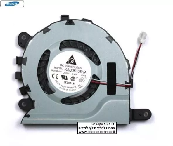 מאוורר להחלפה במחשב נייד סמסונג Samsung NP350 NP350U2A 12.5 Inch Screen Laptop Fan